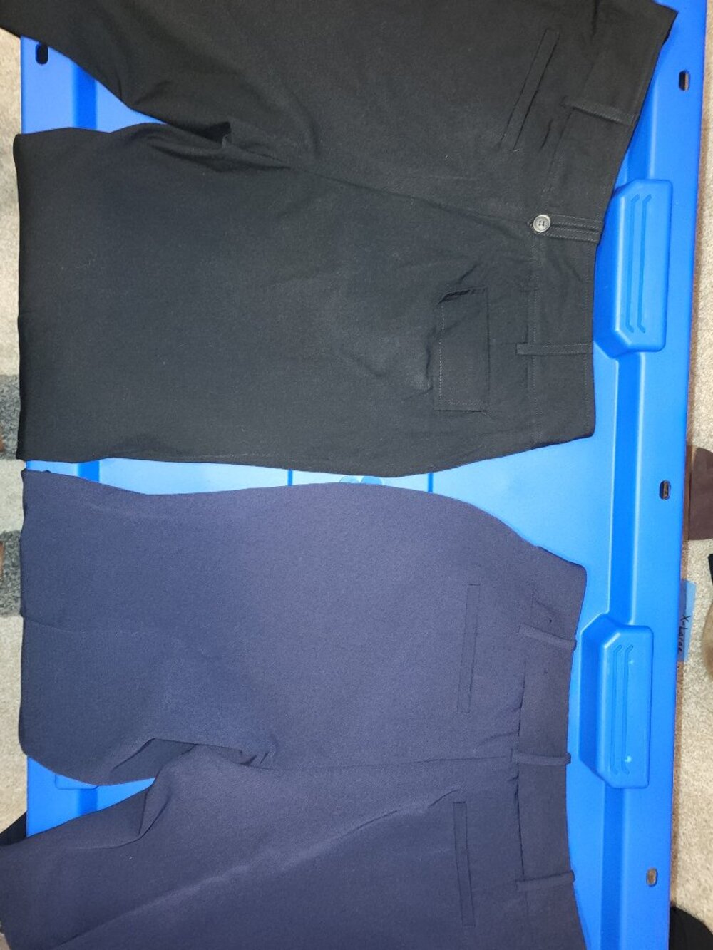 2 Worthington Women’s Dress Pants Size 10 – Navy & Black Stretch Lot
